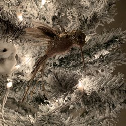 Down To Earth - Bird ornament with real feathers I purchased