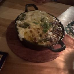 Queso fundido with chorizo