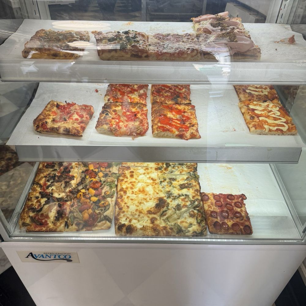 Teglia Pizza Bar - Variety of slices to select from - Pizza Near Me - Montclair, New Jersey Teglia Pizza Bar - Variety of slices to select from - Pizza Near Me - Montclair, New Jersey