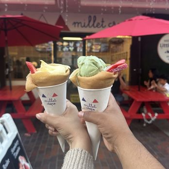 Millet Crepe - Matcha Mochi Signature Crepe & Custom Crepe - Creperies Near Me - Los Angeles, California