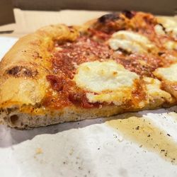 Rise Pizza And Pub - Sunday Special- Bolognese Pizza. It was delicious! That crust is fantastic!