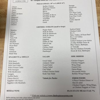 Lindos Pizza - menu - Pizza Near Me - South Easton, Massachusetts Lindos Pizza - menu - Pizza Near Me - South Easton, Massachusetts