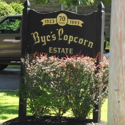 Bye's Popcorn Sign Bye's Popcorn Sign