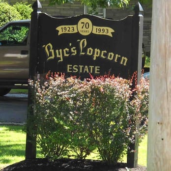 Bye's Popcorn - Bye's Popcorn Sign - Popcorn Shops Near Me - Olcott, New York Bye's Popcorn - Bye's Popcorn Sign - Popcorn Shops Near Me - Olcott, New York