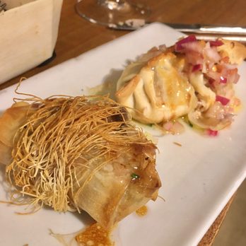 Gure Toki - Shrimp roll, salmon dumpling - Tapas Bars Near Me - Bilbao, BI