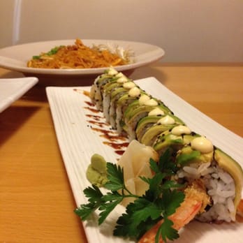 Thai Delight Norman - Dragon roll w/ Pad Thai on the endzone! - Thai Near Me - Norman, Oklahoma Thai Delight Norman - Dragon roll w/ Pad Thai on the endzone! - Thai Near Me - Norman, Oklahoma