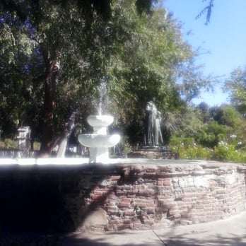Brand Park Memory Garden - A fountain with a statue of the controversial fr. Junipero Serra with a native boy. - Parks Near Me - Mission Hills, California Brand Park Memory Garden - A fountain with a statue of the controversial fr. Junipero Serra with a native boy. - Parks Near Me - Mission Hills, California