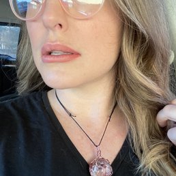One side of my beautiful pendant.
