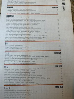 Menu photo 4 Gjelina New York, NY