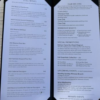 Gruet Winery - Menu - Wineries Near Me - Albuquerque, New Mexico Gruet Winery - Menu - Wineries Near Me - Albuquerque, New Mexico