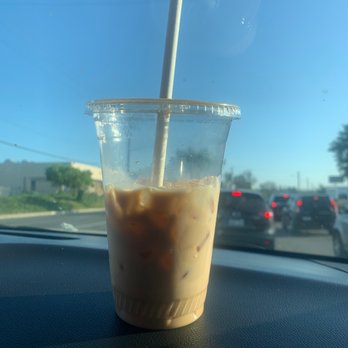 Brioche Pastries - Iced Vanilla latte - Bakeries Near Me - Montebello, California