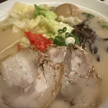 Ryujin Ramen - Looks appealing but it doesn't taste like the real Tonkotsu Ramen. - Ramen Near Me - Sacramento, California