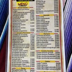Chuy's Place - Menu Jan 2022