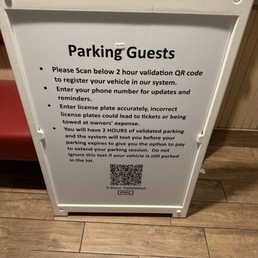 Parking Instructions Parking Instructions