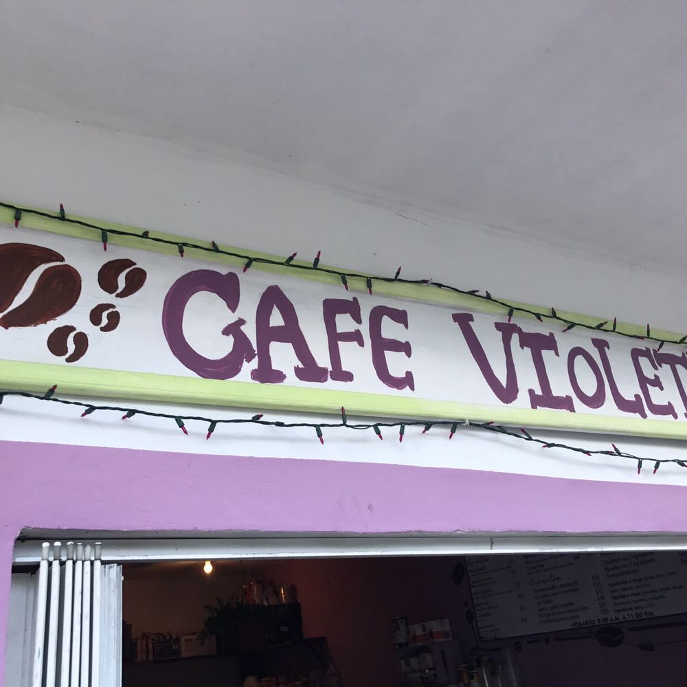 Café Violeta - Wonderful little Cafe / Coffee Shop in La Gloria - Cafeteria Near Me - Isla Mujeres, ROO Café Violeta - Wonderful little Cafe / Coffee Shop in La Gloria - Cafeteria Near Me - Isla Mujeres, ROO