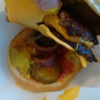 Culver's - Second patty is tiny and the "works" needs more work. - Burgers Near Me - Green Bay, Wisconsin
