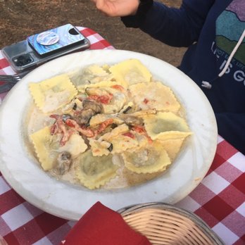 Lanza's Restaurant - Mushroom Ravioli - Italian Near Me - Kings Beach, California