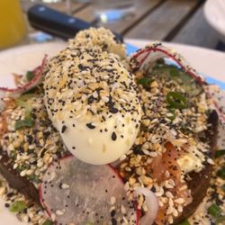 The Hub - Salmon toast! So fresh and good