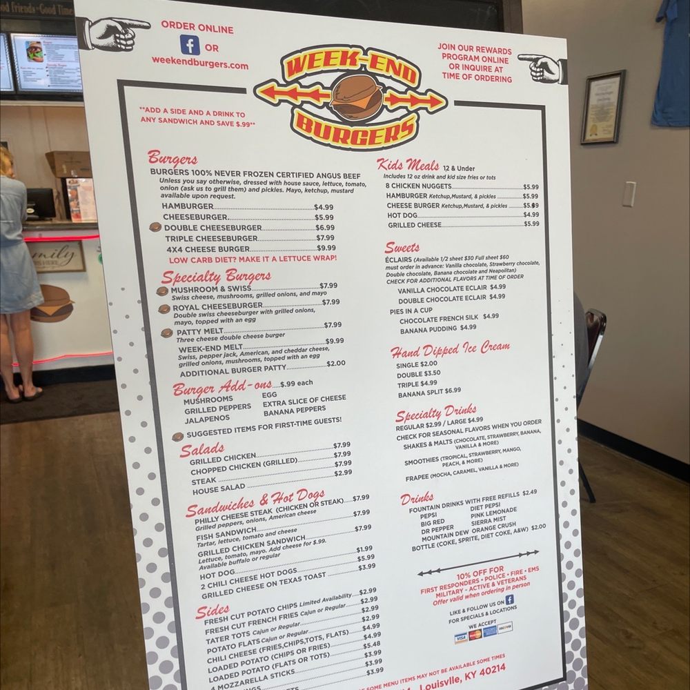Week-end Burgers - Burgers Near Me - Louisville, Kentucky Week-end Burgers - Burgers Near Me - Louisville, Kentucky