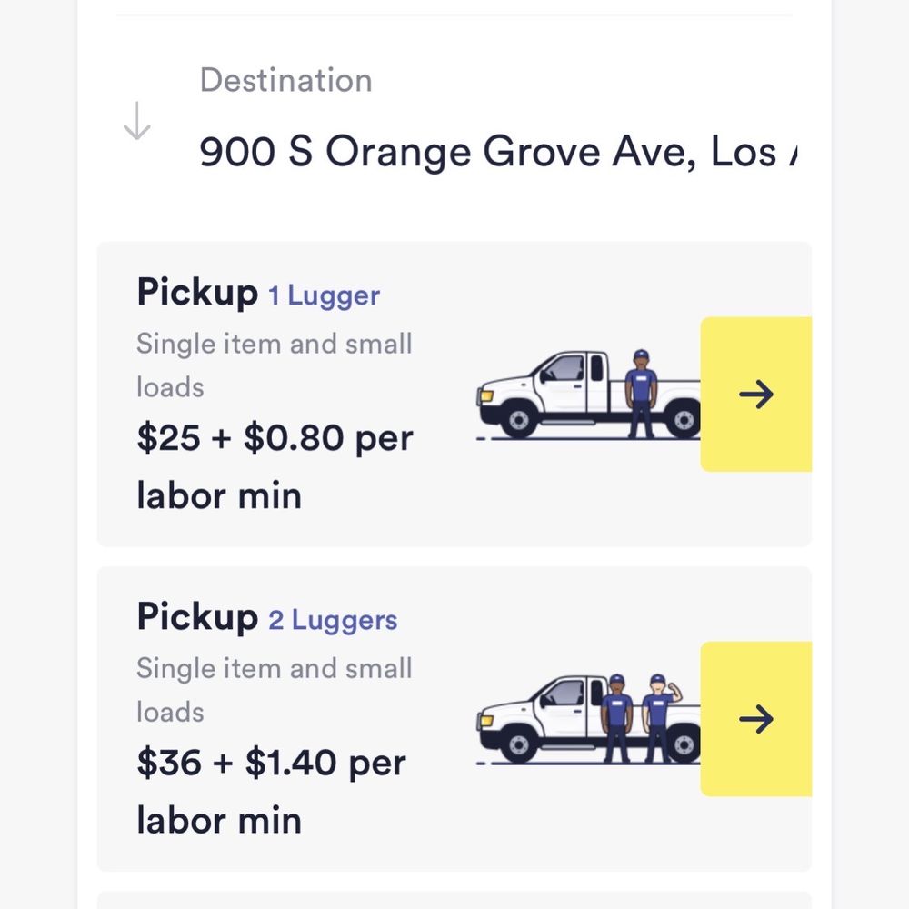 Lugg - First page for estimate. - Movers Near Me Lugg - First page for estimate. - Movers Near Me