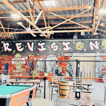 Revision Brewing - Revision sign, and their pool table - Breweries Near Me - Sparks, Nevada Revision Brewing - Revision sign, and their pool table - Breweries Near Me - Sparks, Nevada