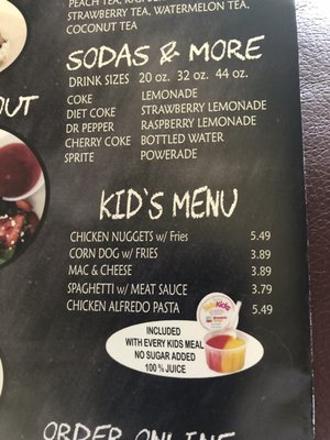 Menu photo 4 Something Different Grill Levelland, TX
