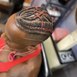 Brothers Barber Shop - Braids on natural men's hair