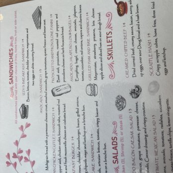 Izzy's 33 - Menu - Breakfast & Brunch Near Me - Philadelphia, Pennsylvania