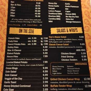 Trees Wings And Ribs - Menu - American Near Me - Royal Palm Beach, Florida Trees Wings And Ribs - Menu - American Near Me - Royal Palm Beach, Florida