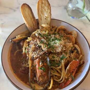 Enchant - Seafood Cioppino Pasta - Asian Fusion Near Me - Los Angeles, California Enchant - Seafood Cioppino Pasta - Asian Fusion Near Me - Los Angeles, California