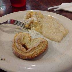 China Super Cafe - 3rd plate, wow what a tasty sweet fun plate, coconut lasting cookie