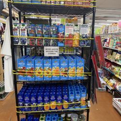 Euro Grocers, Cigars and Smoking Accessories - Several Racks of Juices to choose from.