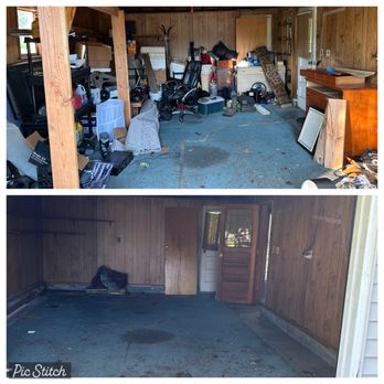 Junk Wranglers Hauling Services - Before and after garage clean-out! - Junk Removal & Hauling Near Me Junk Wranglers Hauling Services - Before and after garage clean-out! - Junk Removal & Hauling Near Me
