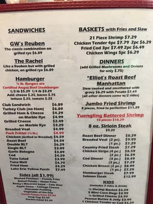 Menu photo 4 Gw's Fine Food and Spirits Tiffin, OH Menu photo 4 Gw's Fine Food and Spirits Tiffin, OH