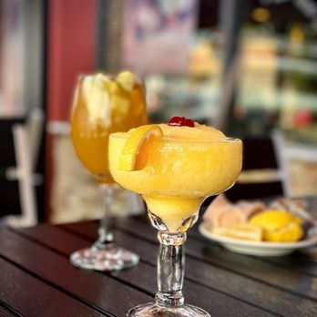 Noches de Colombia - Frozen Mango Margarita & Passion Fruit Sangria - Colombian Near Me - Belleville, New Jersey Noches de Colombia - Frozen Mango Margarita & Passion Fruit Sangria - Colombian Near Me - Belleville, New Jersey