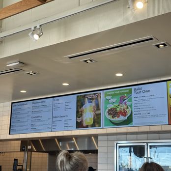 CAVA - Menu on display - Mediterranean Near Me - Huntington Beach, California CAVA - Menu on display - Mediterranean Near Me - Huntington Beach, California