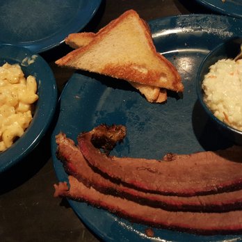 Mojo Old City BBQ - Brisket, cole slaw & mac n cheese - Barbeque Near Me - St. Augustine, Florida