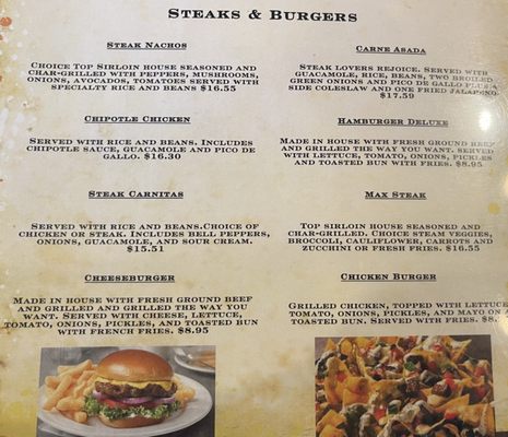 Menu photo 4 Nachos Resturant Packwood, WA