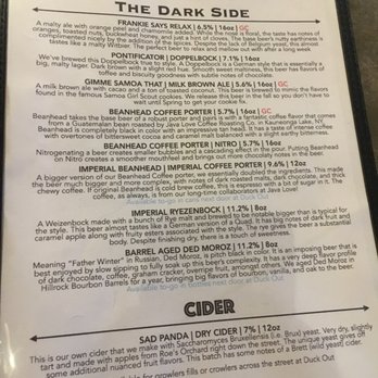 Rushing Duck Brewing - Beer Menu - Breweries Near Me - Chester, New York