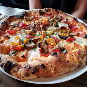 Spark Pizza - Homage to Frankie with buffalo mozzarella - Pizza Near Me - Redmond, Washington