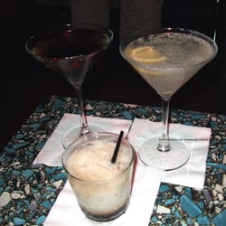 Pearl Lounge - A trio of drinks.