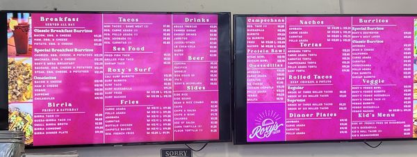 Menu photo 4 Roxys Tacos San Diego, CA Menu photo 4 Roxys Tacos San Diego, CA