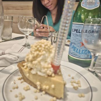 Medium Rare - Key lime pie for the birthday girl. - Steakhouses Near Me - Houston, Texas Medium Rare - Key lime pie for the birthday girl. - Steakhouses Near Me - Houston, Texas