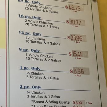 El Pollo Unico - 2026 Menu: Chicken Only. - Mexican Near Me - Pasadena, California