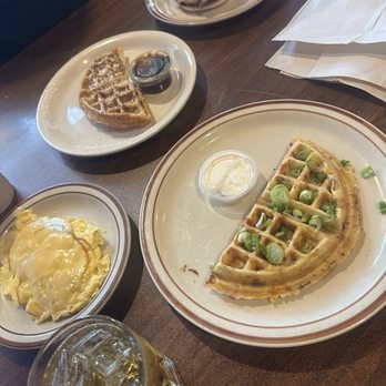 Funk 'n Waffles - Carry on my wayward spud. Egg & Cheese Sandwich. Eggs with Smoked Gouda & Herb - New American Near Me - Syracuse, New York Funk 'n Waffles - Carry on my wayward spud. Egg & Cheese Sandwich. Eggs with Smoked Gouda & Herb - New American Near Me - Syracuse, New York