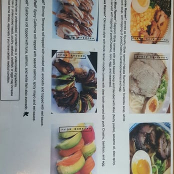 RAWR Sushi - Menu - Sushi Bars Near Me - Springfield, Virginia