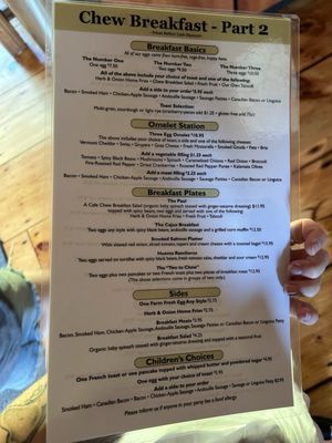 Menu photo 3 Cafe Chew Sandwich, MA Menu photo 3 Cafe Chew Sandwich, MA