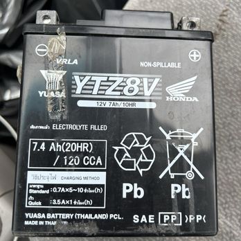 Cycle Gear - Correct battery - Tires Near Me - Seaside, California
