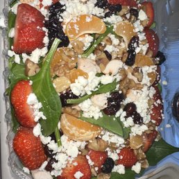 Chicken Strawberry and Feta Cheese Salad Chicken Strawberry and Feta Cheese Salad
