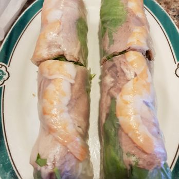 Pho Xe Lua - Shrimp and pork spring rolls. Just ok. - Vietnamese Near Me - Sacramento, California Pho Xe Lua - Shrimp and pork spring rolls. Just ok. - Vietnamese Near Me - Sacramento, California